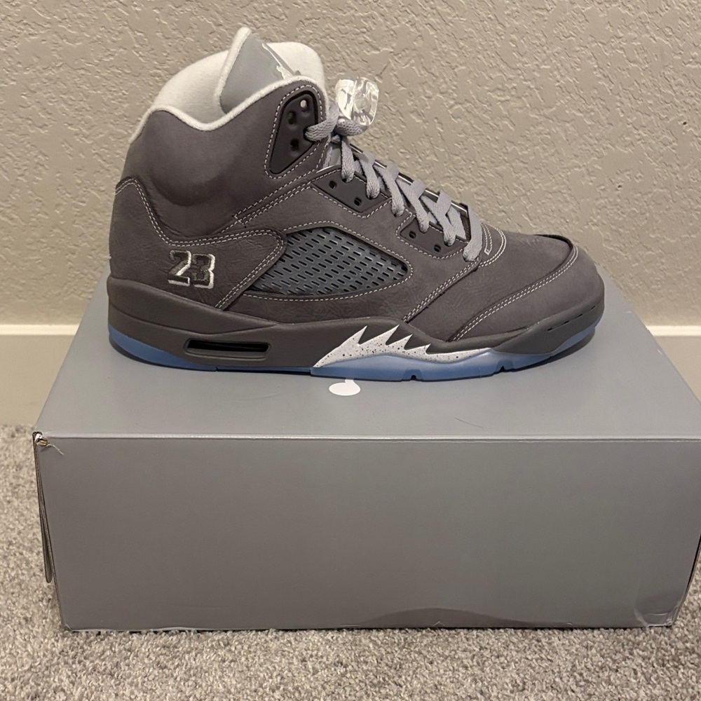 Men's Gray High-Top Sneakers